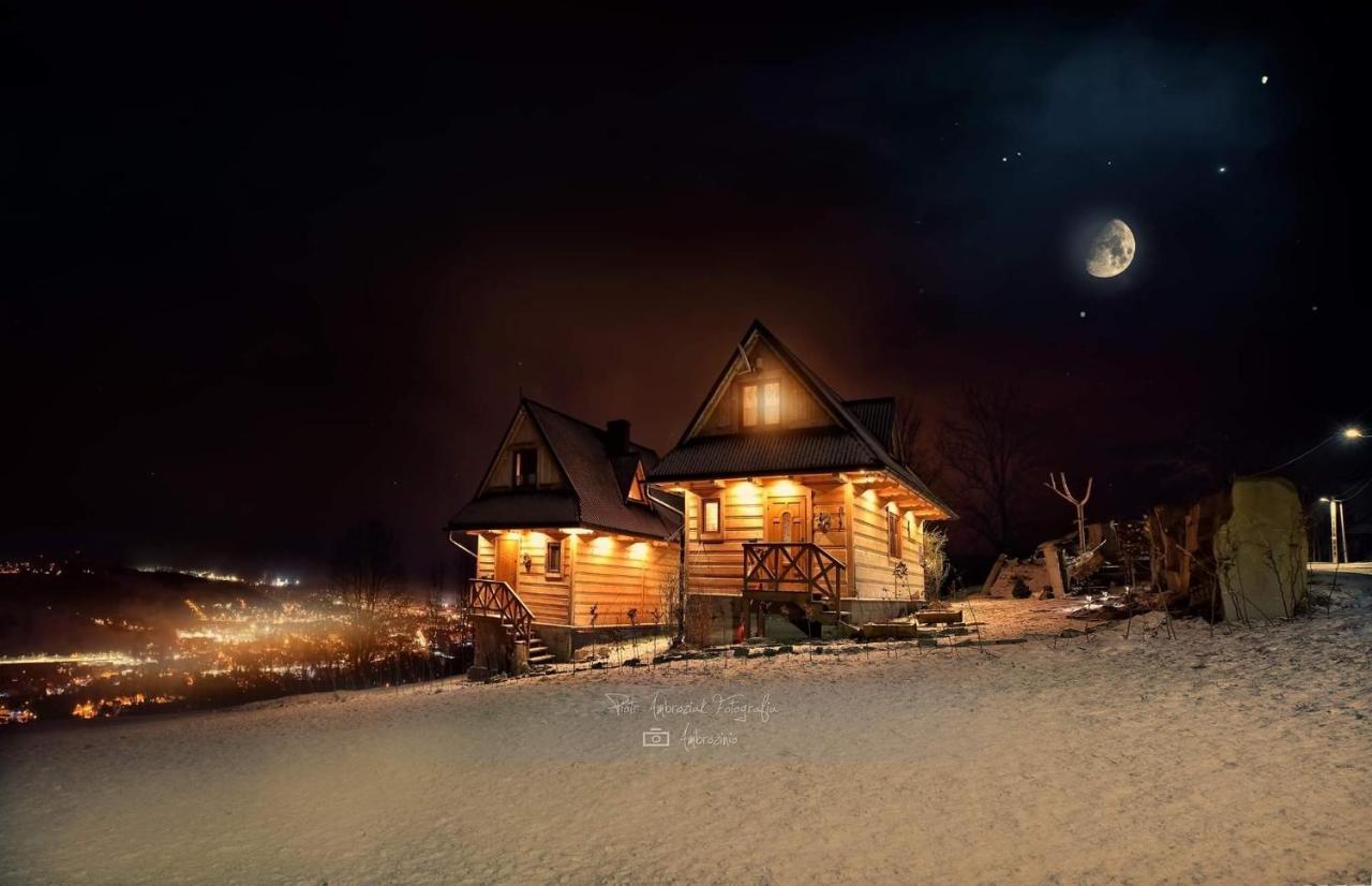 Domki Widokowe Wooden Luxury Chalet & Jacuzzi ซอมบ์ ภายนอก รูปภาพ