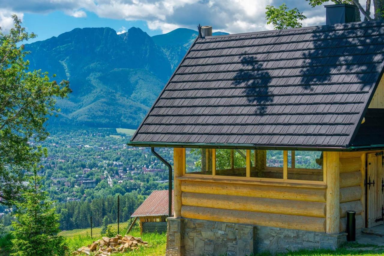 Domki Widokowe Wooden Luxury Chalet & Jacuzzi ซอมบ์ ภายนอก รูปภาพ