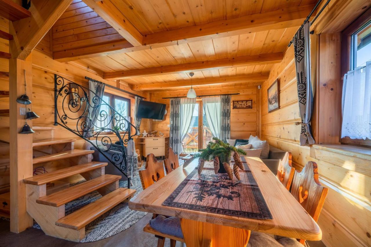 Domki Widokowe Wooden Luxury Chalet & Jacuzzi ซอมบ์ ภายนอก รูปภาพ