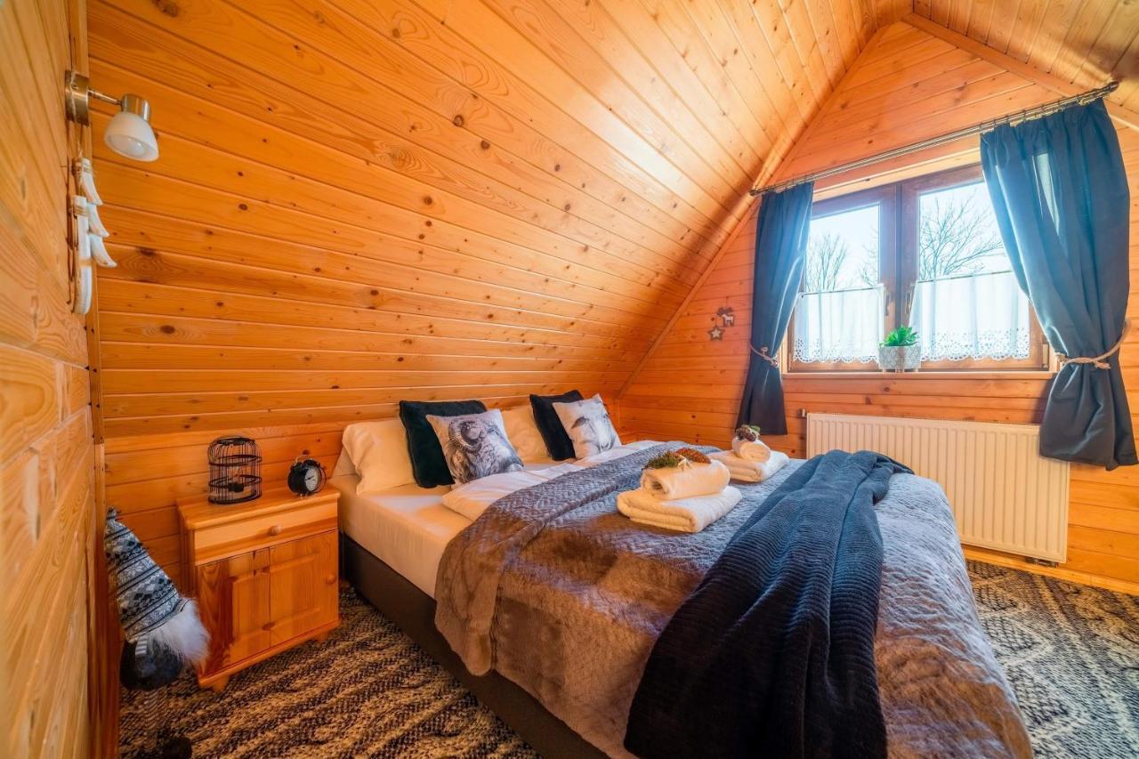 Domki Widokowe Wooden Luxury Chalet & Jacuzzi ซอมบ์ ภายนอก รูปภาพ