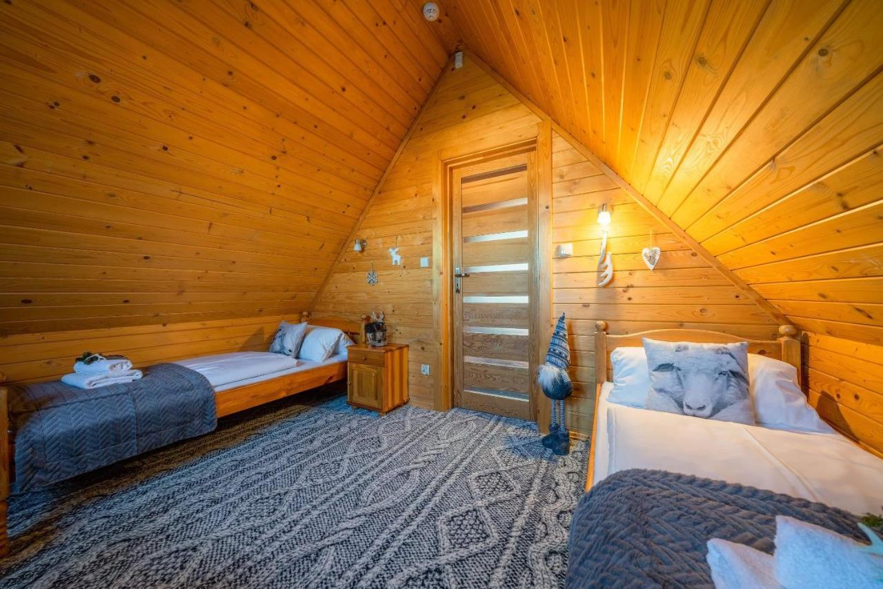 Domki Widokowe Wooden Luxury Chalet & Jacuzzi ซอมบ์ ภายนอก รูปภาพ