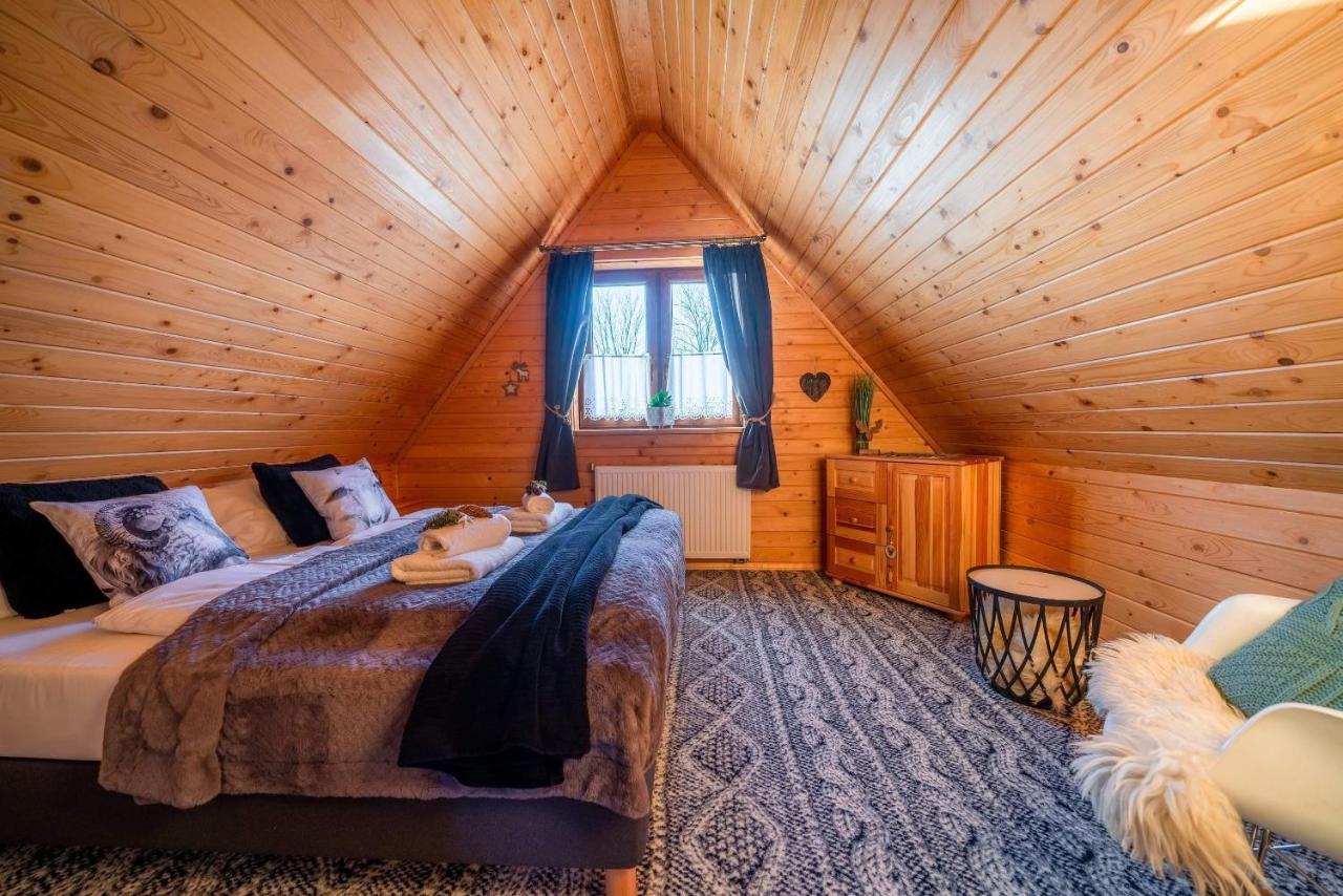 Domki Widokowe Wooden Luxury Chalet & Jacuzzi ซอมบ์ ภายนอก รูปภาพ