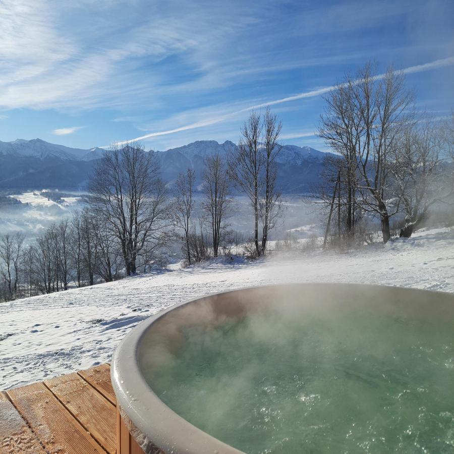 Domki Widokowe Wooden Luxury Chalet & Jacuzzi ซอมบ์ ภายนอก รูปภาพ