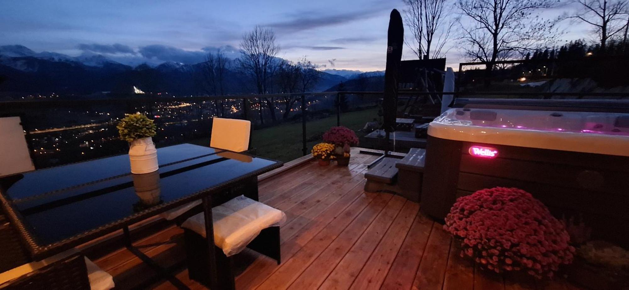 Domki Widokowe Wooden Luxury Chalet & Jacuzzi ซอมบ์ ภายนอก รูปภาพ
