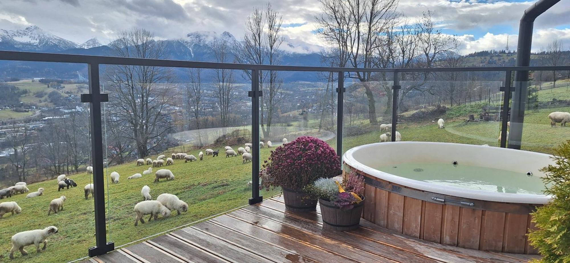 Domki Widokowe Wooden Luxury Chalet & Jacuzzi ซอมบ์ ห้อง รูปภาพ