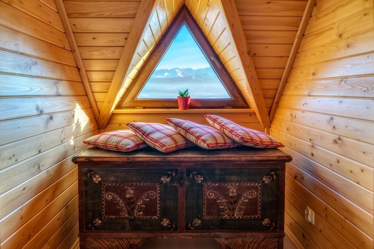 Domki Widokowe Wooden Luxury Chalet & Jacuzzi ซอมบ์ ภายนอก รูปภาพ